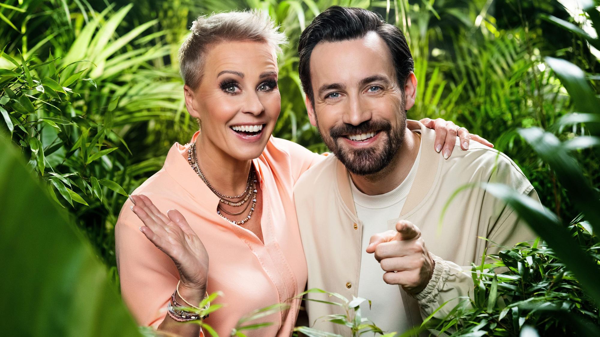 Die beiden Moderatoren der Reality-Show «Ich bin ein Star - Holt mich hier raus», Sonja Zietlow und Jan Köppen.