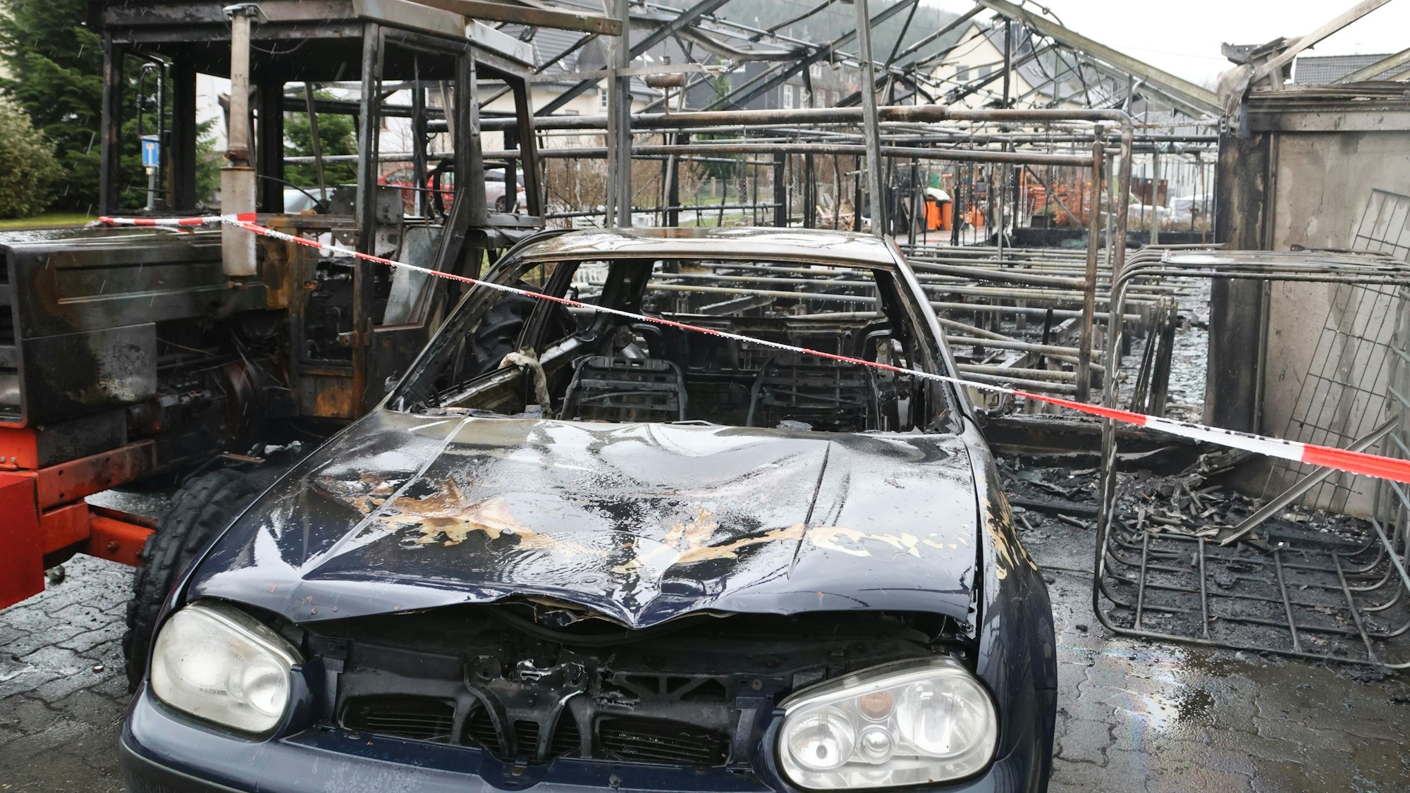 Wohn- und Gewächshausbrand Wiedenest