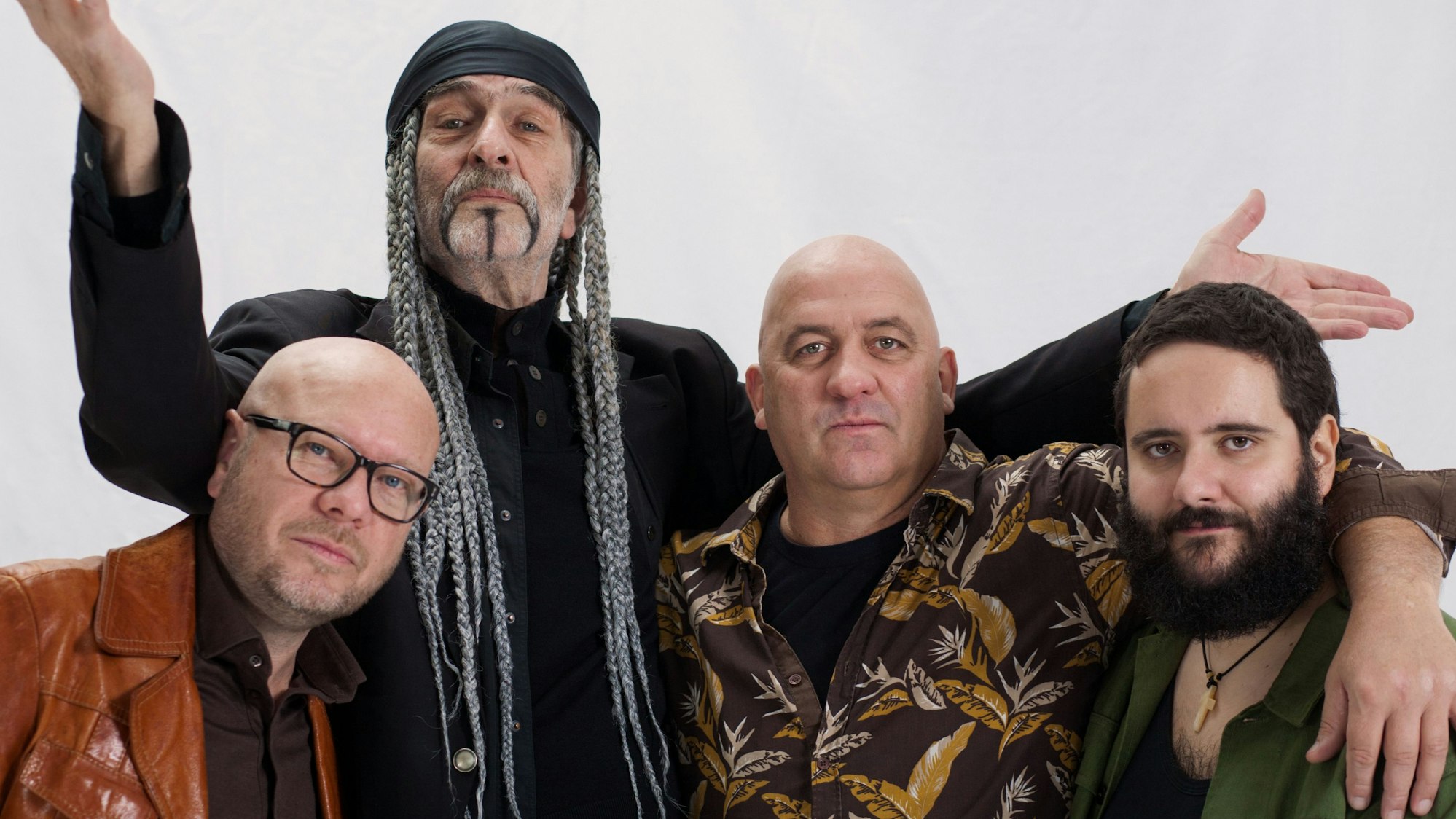 Die Mitglieder der Band Dead Slow Stampede