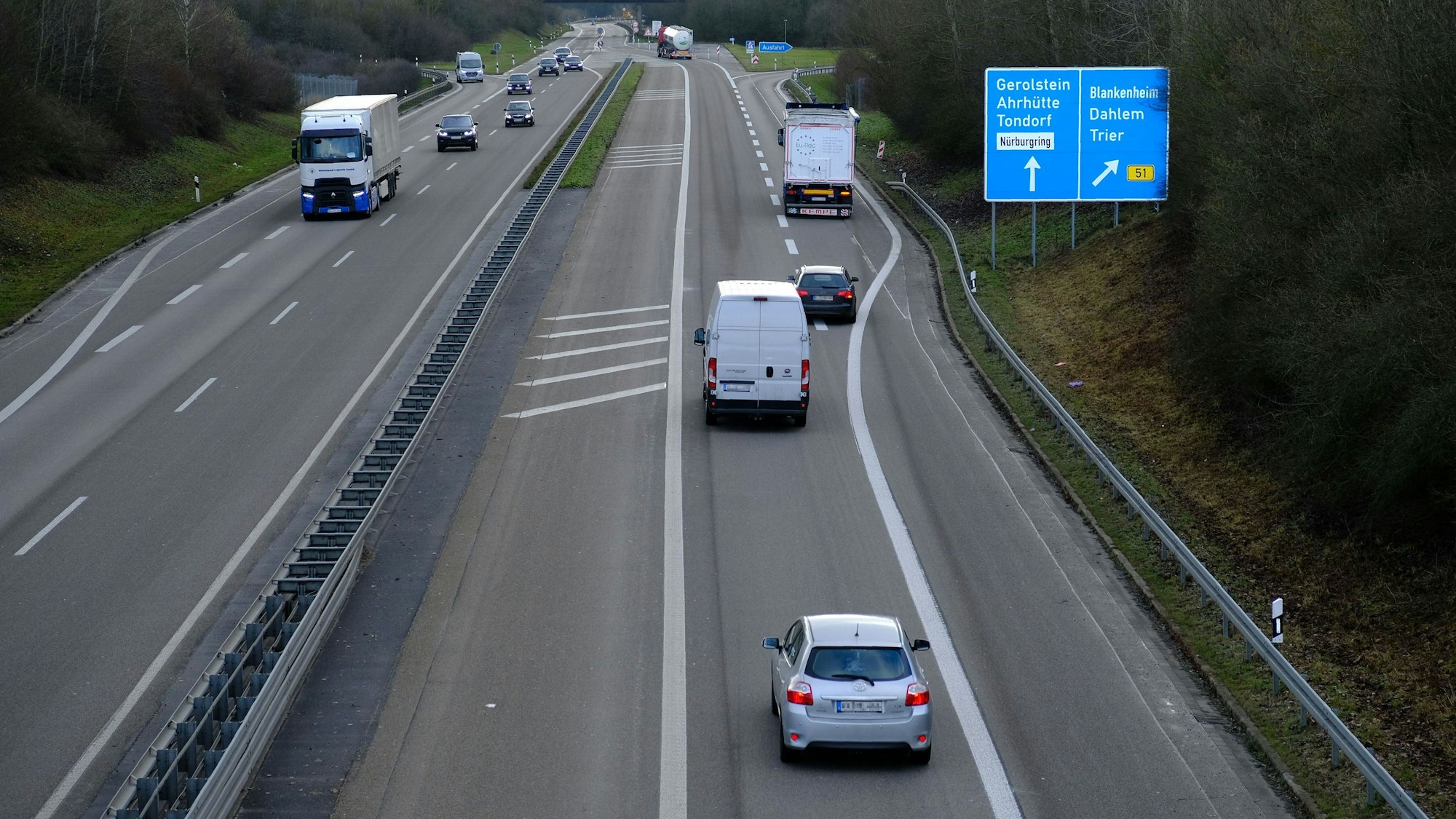 Derzeit endet die A1 bei Blankenheim.
