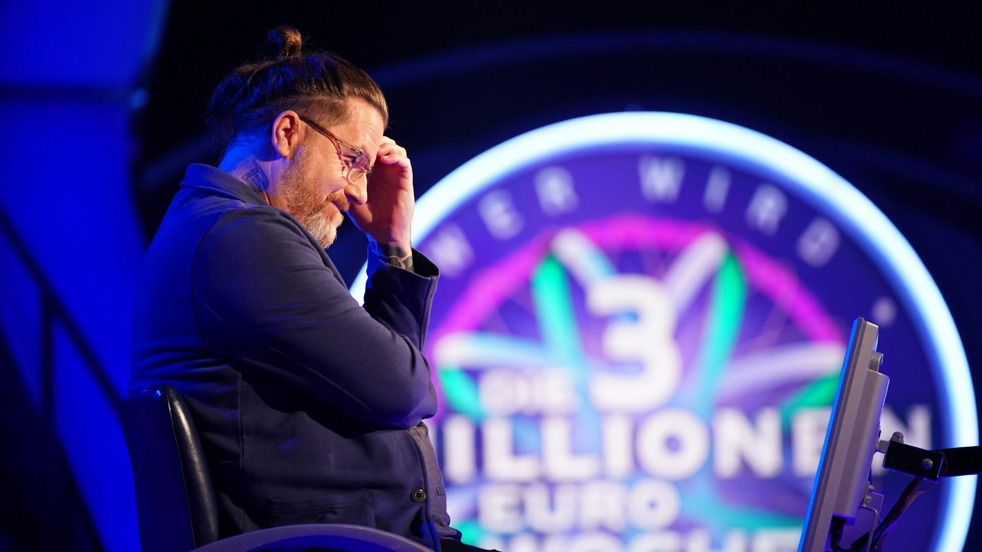 Heiko Borscheid aus Gaggenau im RTL-Studio in Köln.