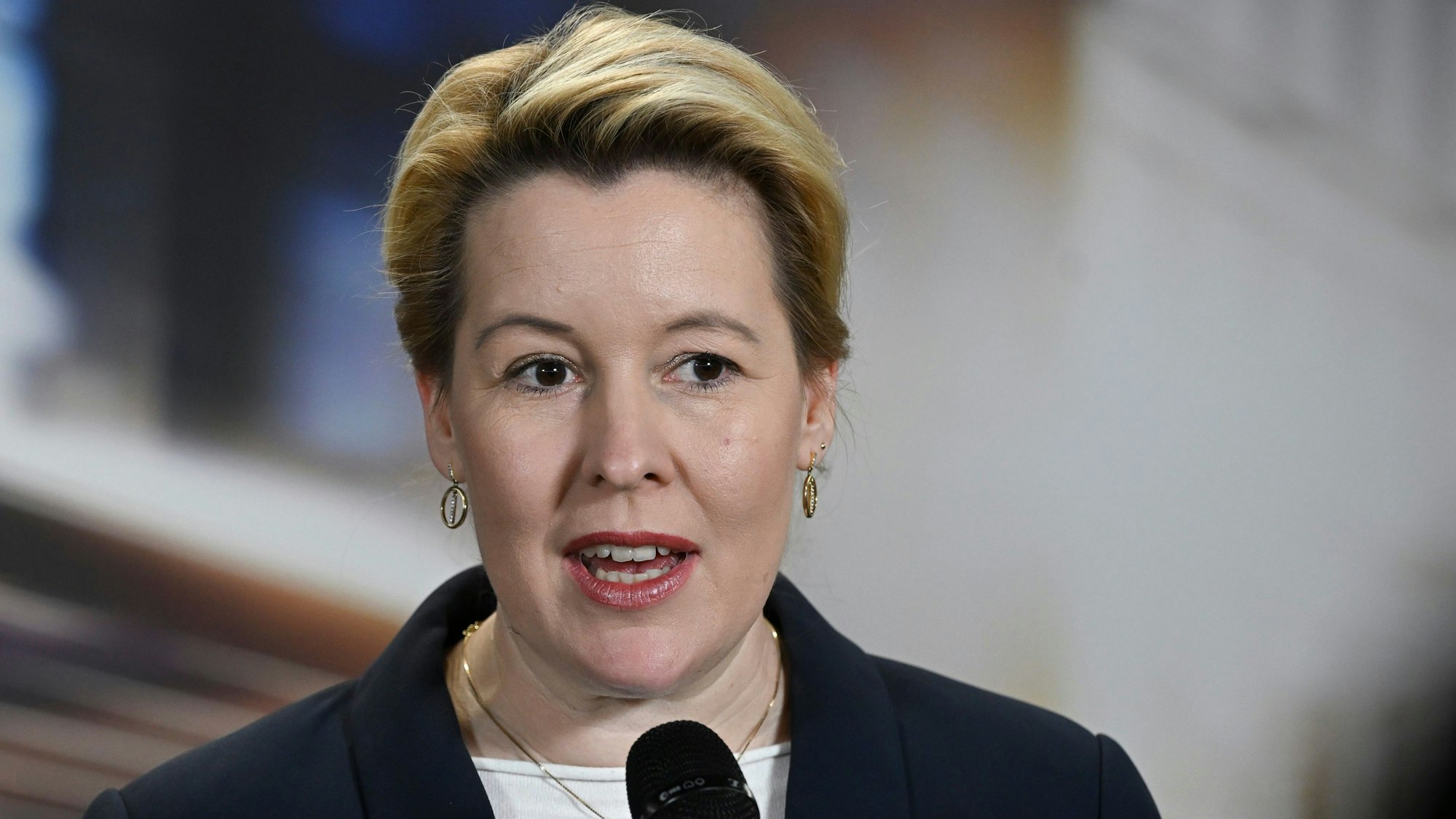 Berlins Regierende Bürgermeisterin Franziska Giffey (SPD)