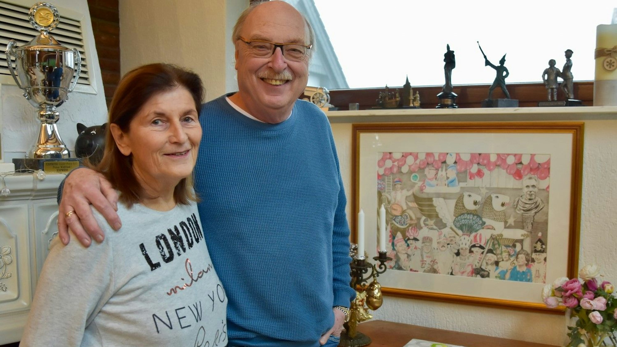 Wicky Junggeburth mit Ehefrau Catherine.