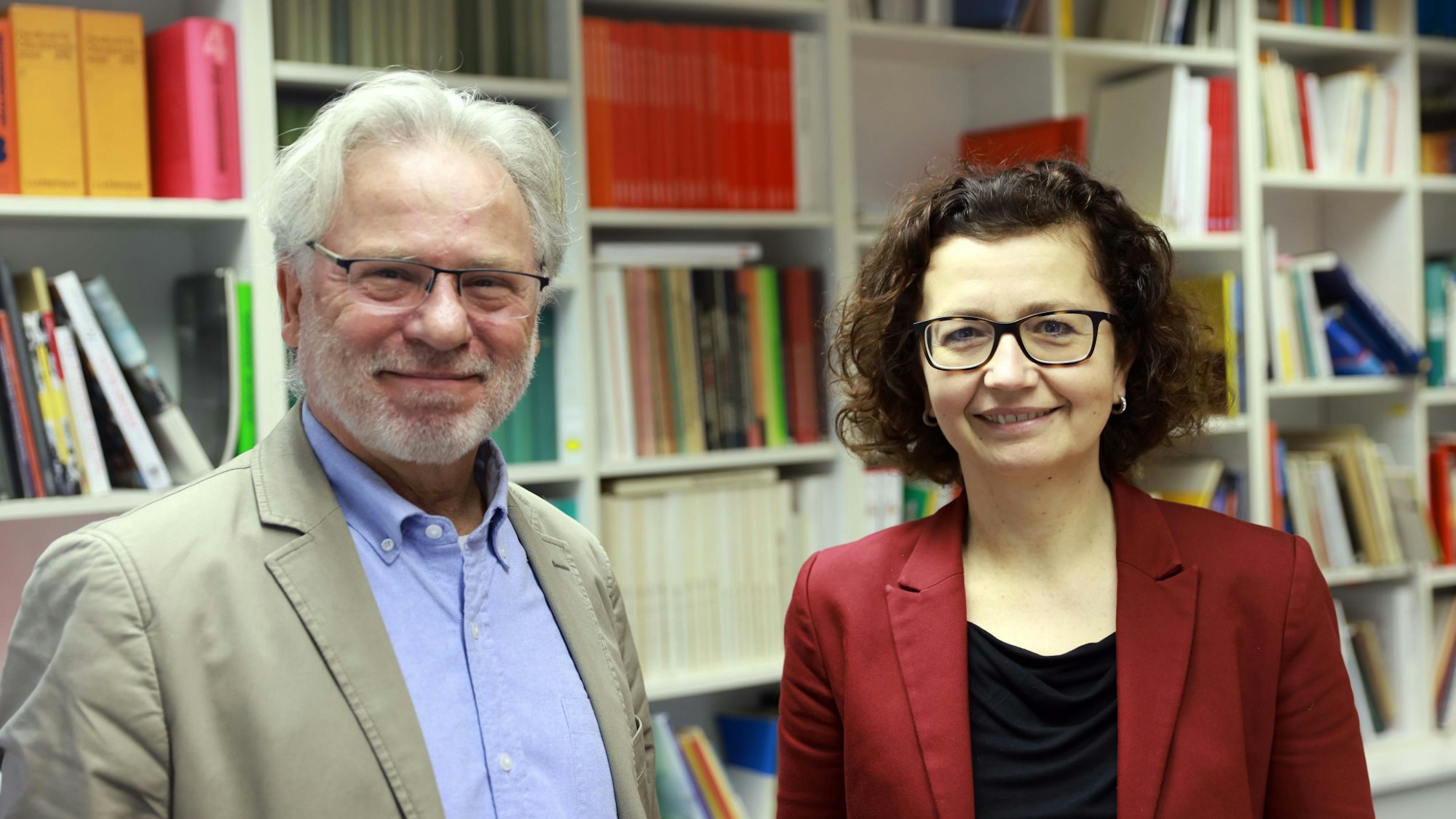 Ralf Koenig und Heike Gödderz sind Schöffen in Sachen Jugendstrafrecht am Gericht an der Luxemburger Straße.