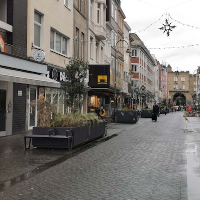 Der Eigelstein ist wenig besucht.