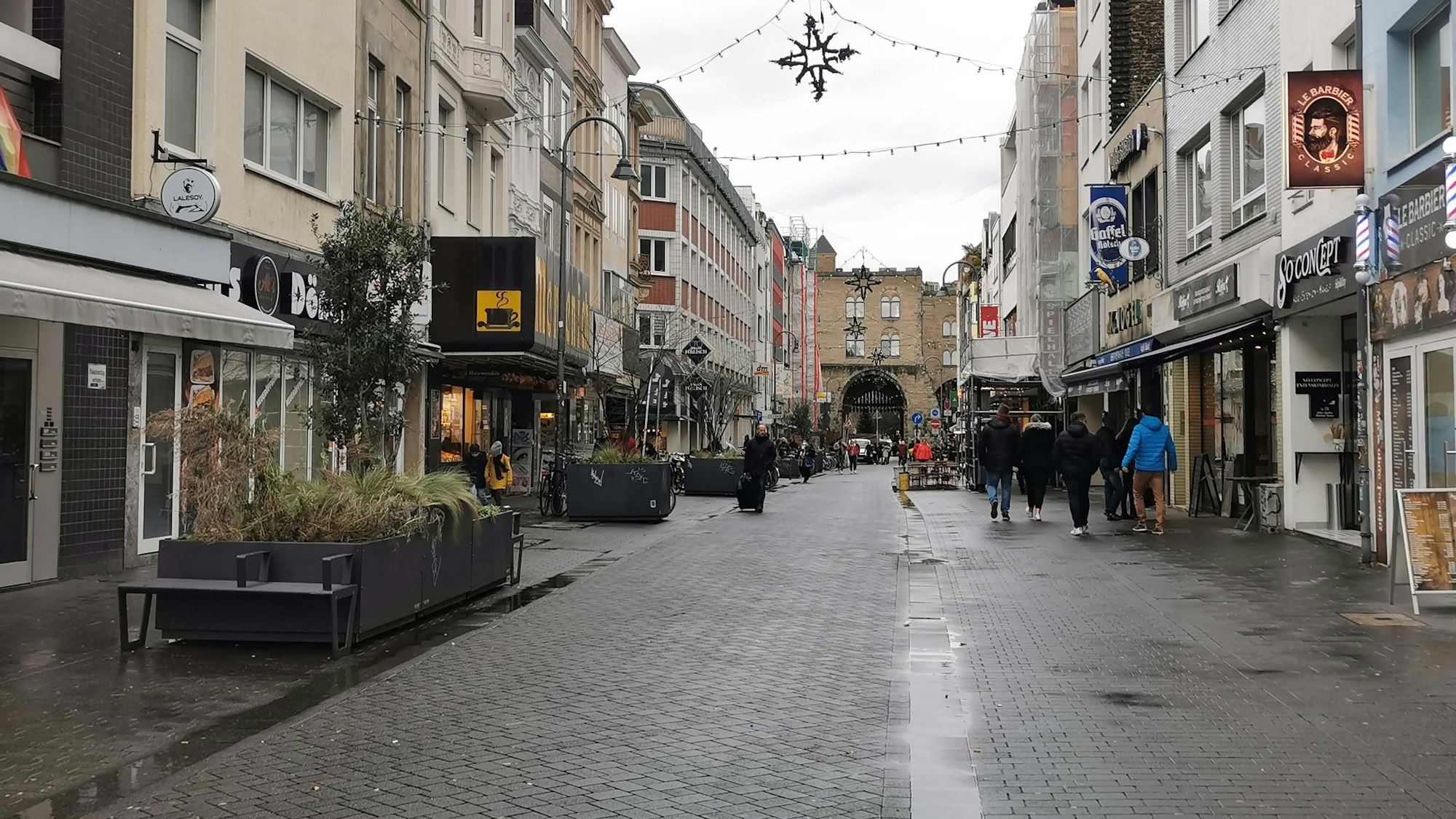 Der Eigelstein ist wenig besucht.