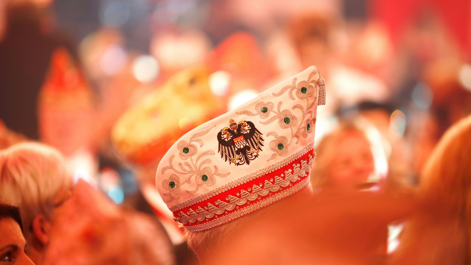 Zuschauer bei der Prinzenproklamation 2020.