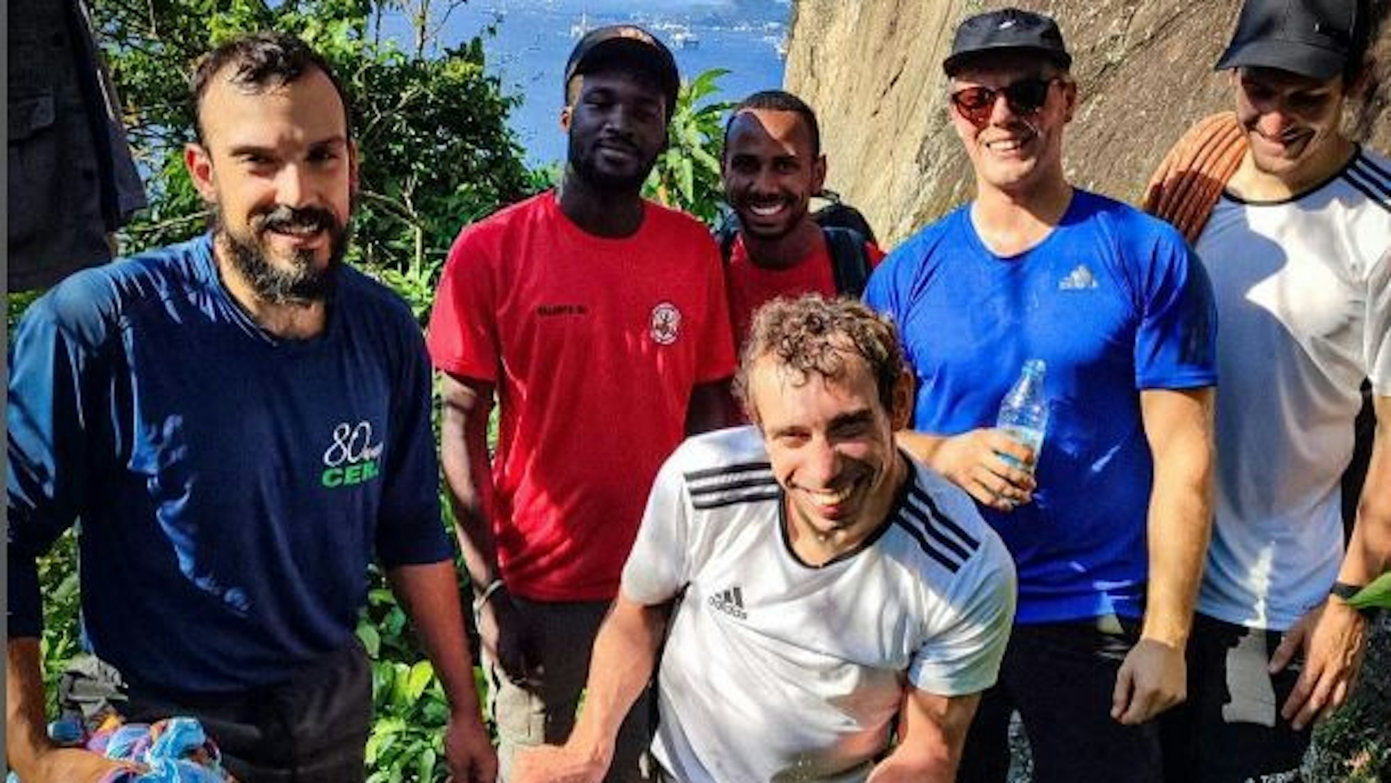 Johnny und sein Team.