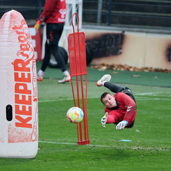Jonas Urbig beim Training