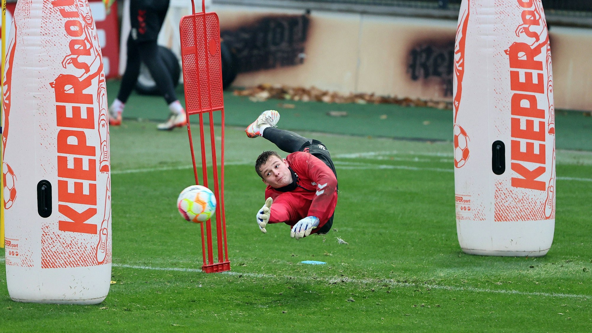 Jonas Urbig beim Training