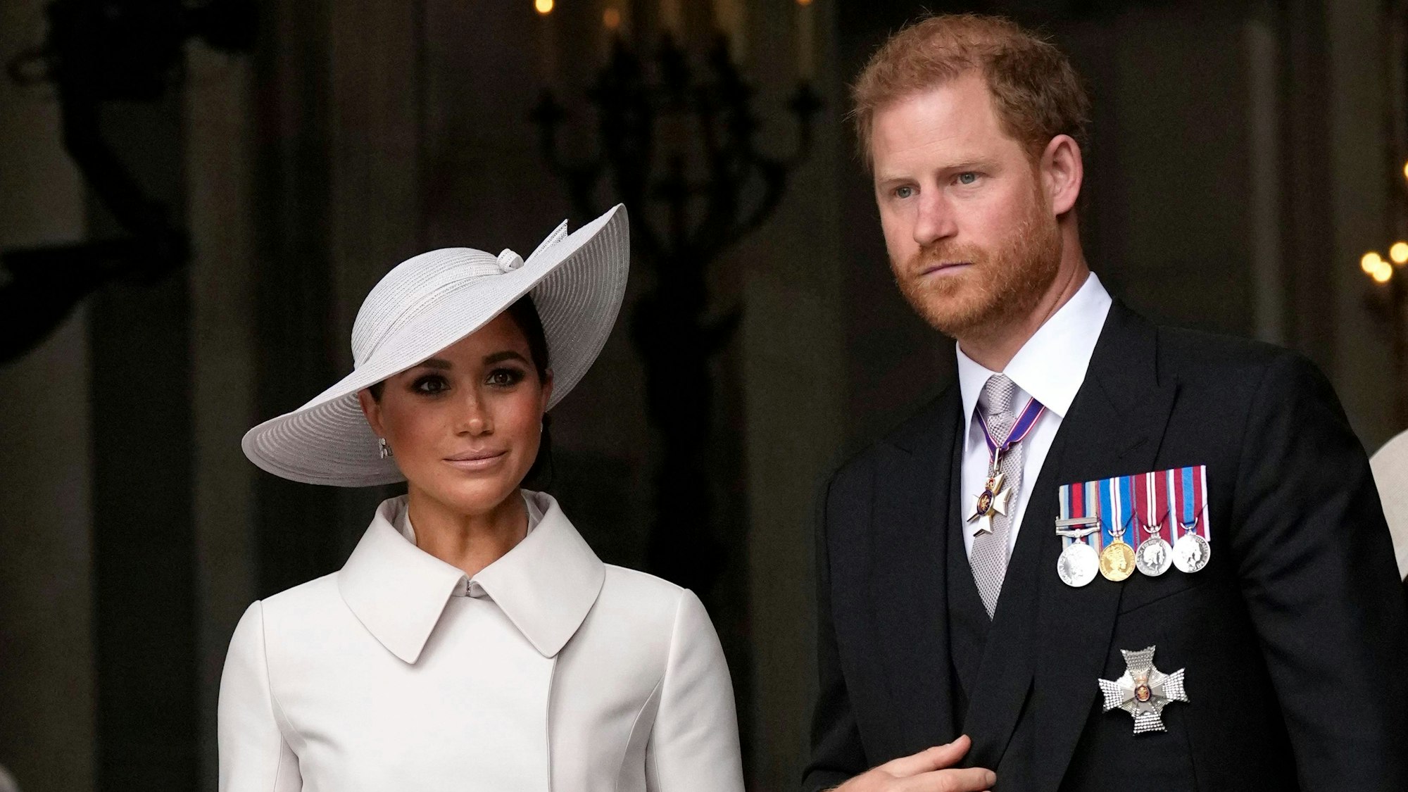 Prinz Harry und Herzogin Meghan bei einem gemeinsamen Auftritt in London.