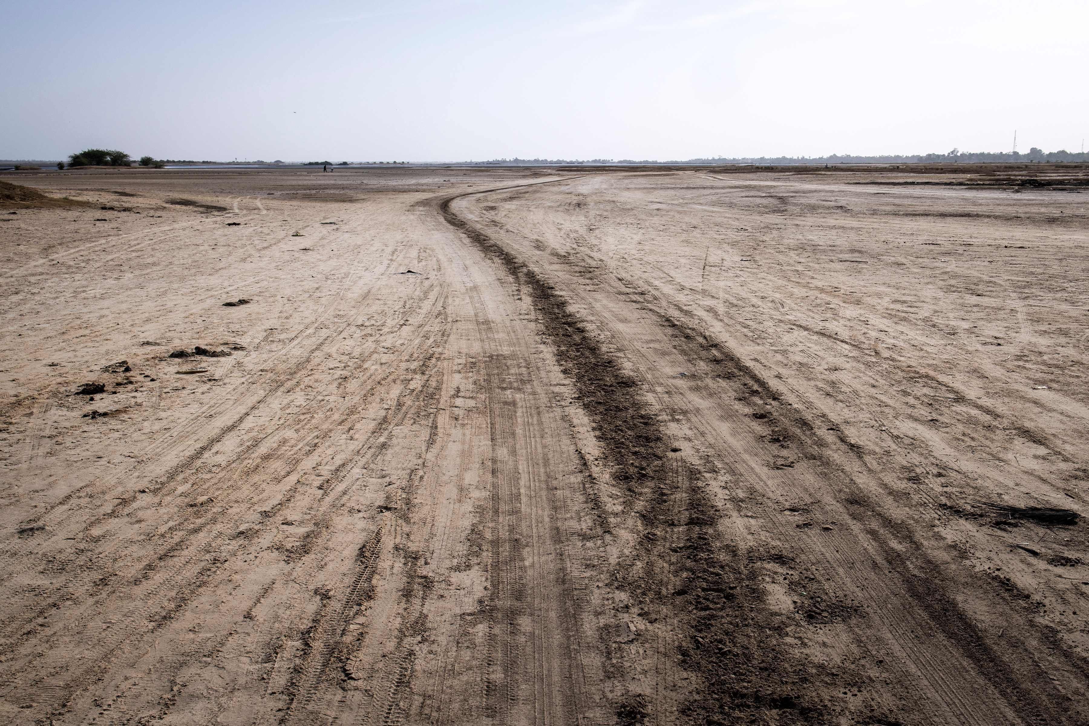 Ein karger Landstreifen im Senegal