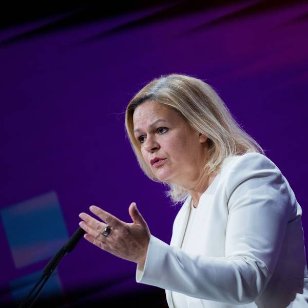 Bundesinnenministerin Nancy Faeser (SPD)