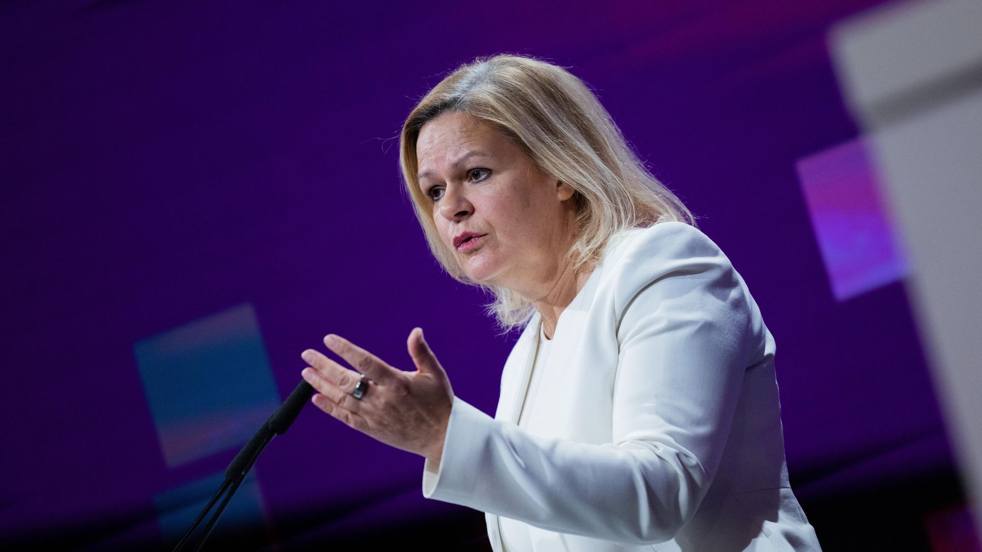 Bundesinnenministerin Nancy Faeser (SPD)