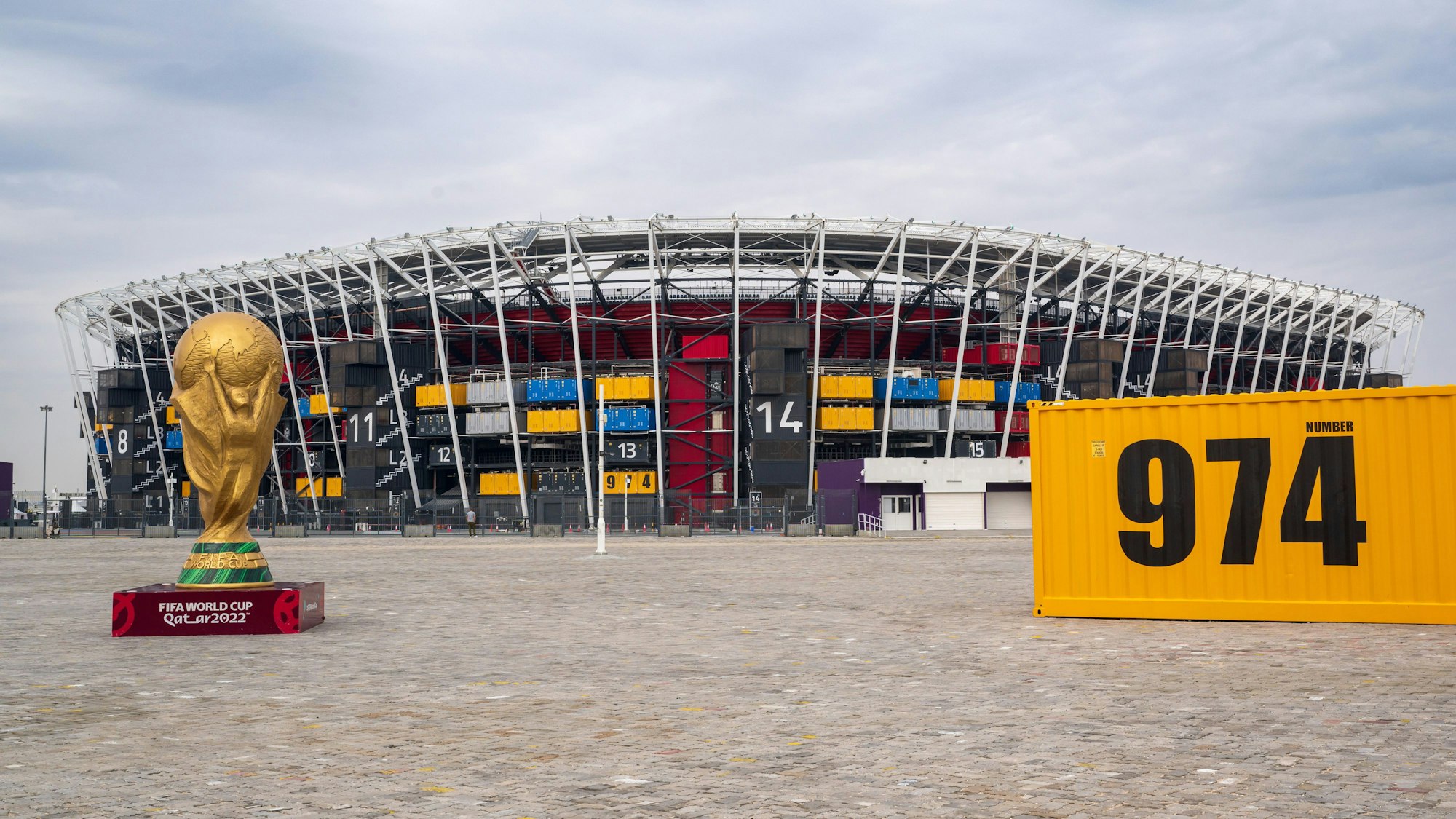 Das ·Stadium 974· ist in Doha (Katar) zu sehen.
