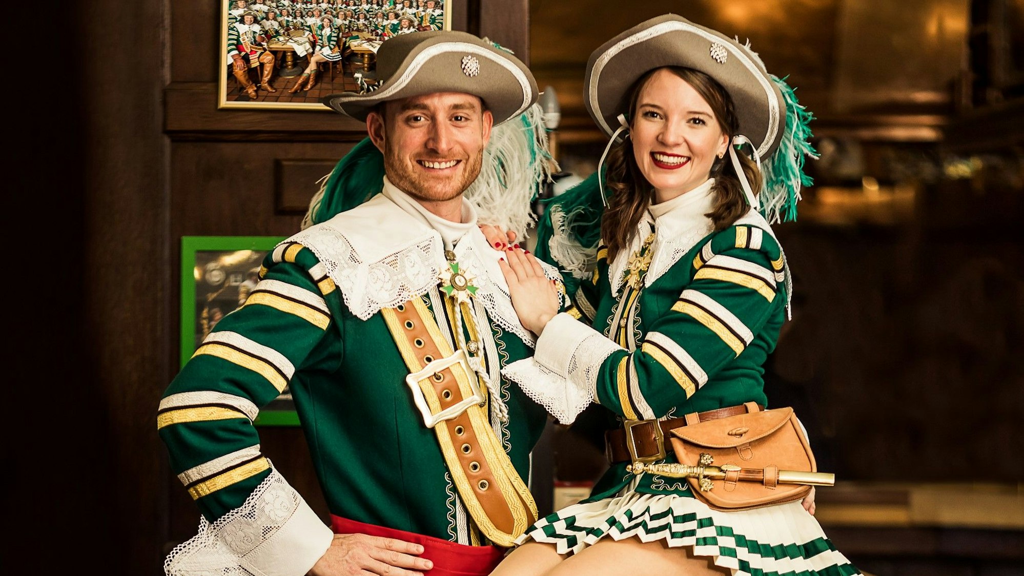 Das Tanzpaar von Jan von Werth.