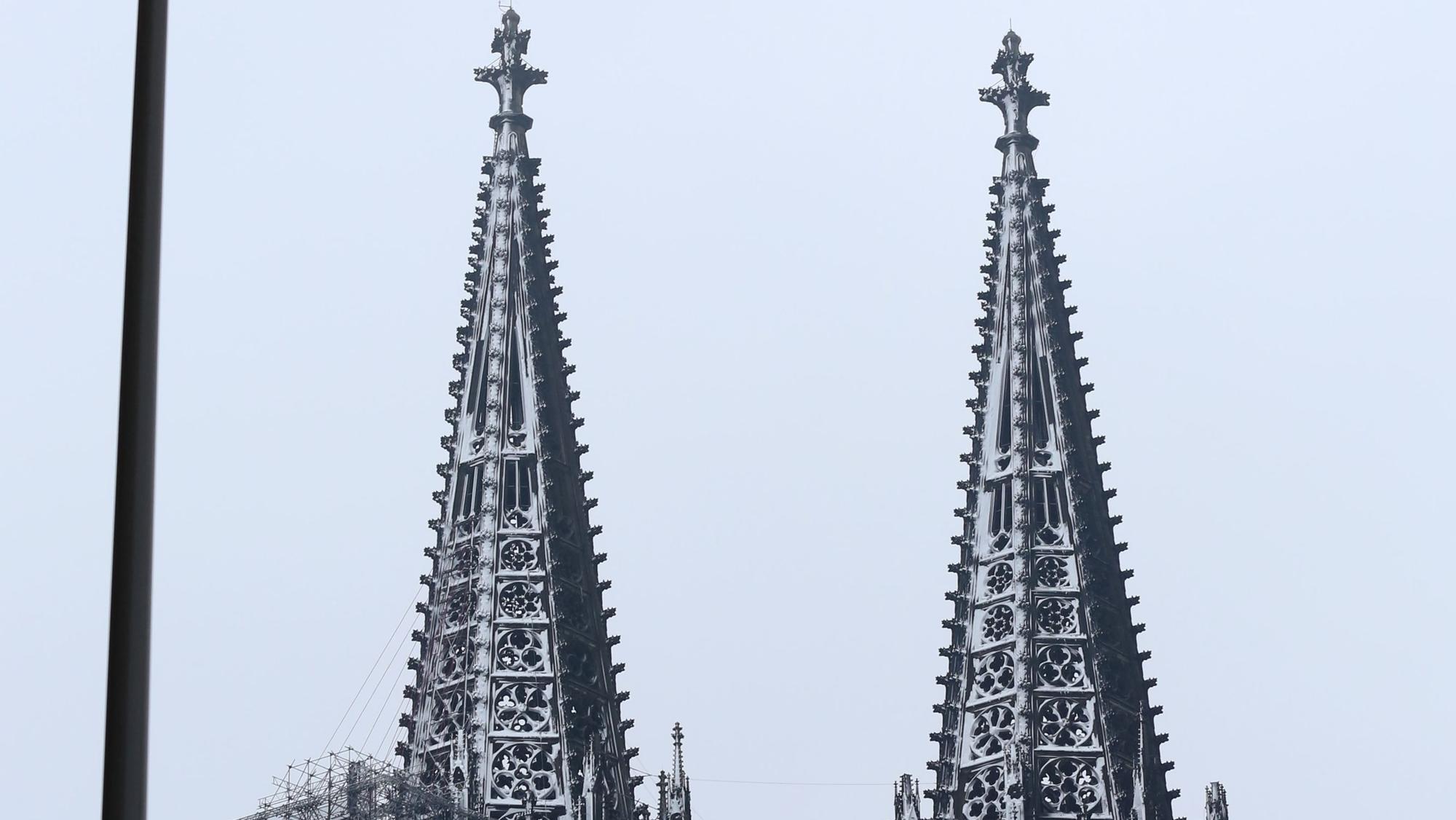 Domspitzen im Schnee (Archivbild)