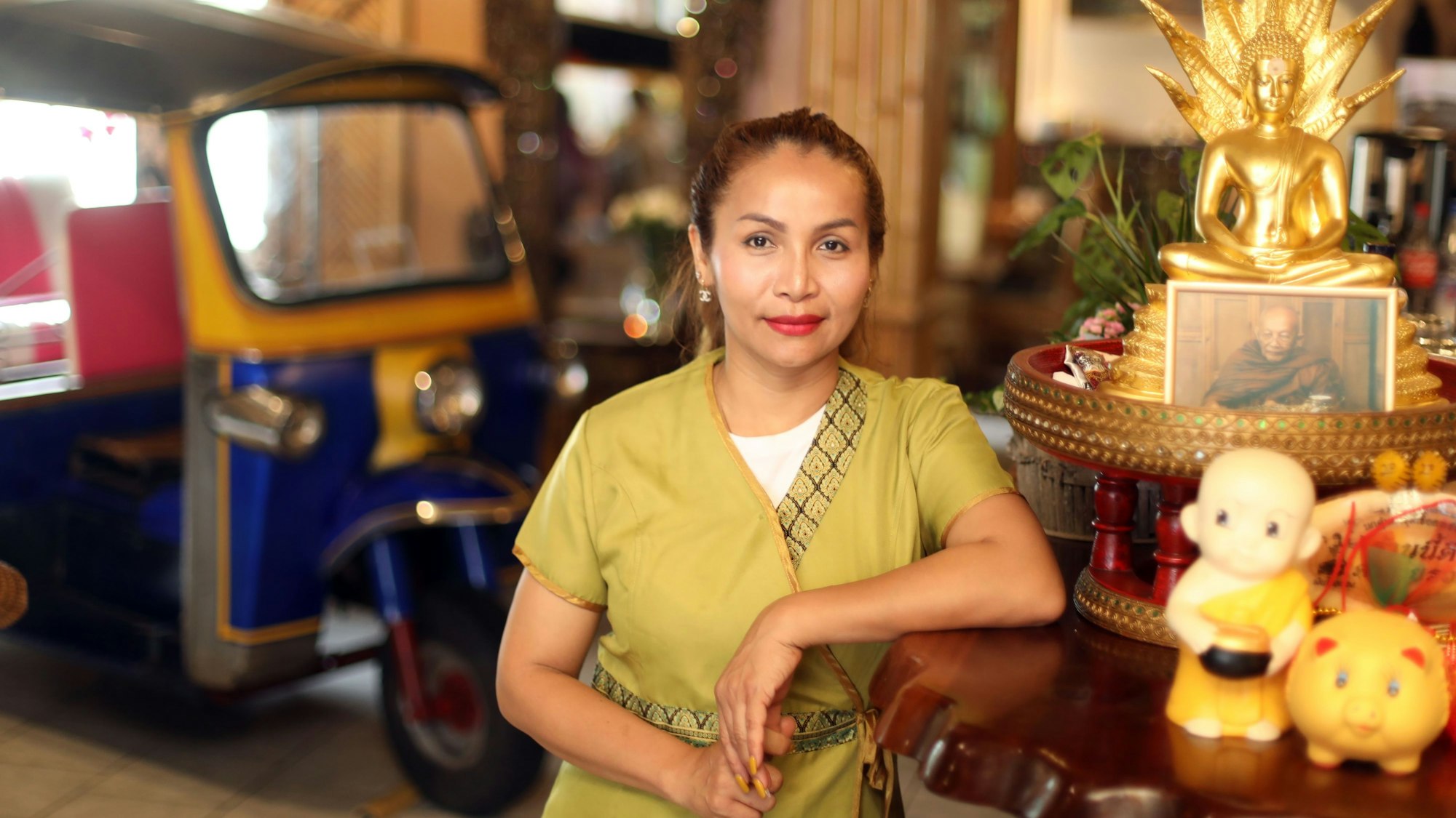 Monsa Oldenburg in ihrem thailändischen Restaurant „Buriram“