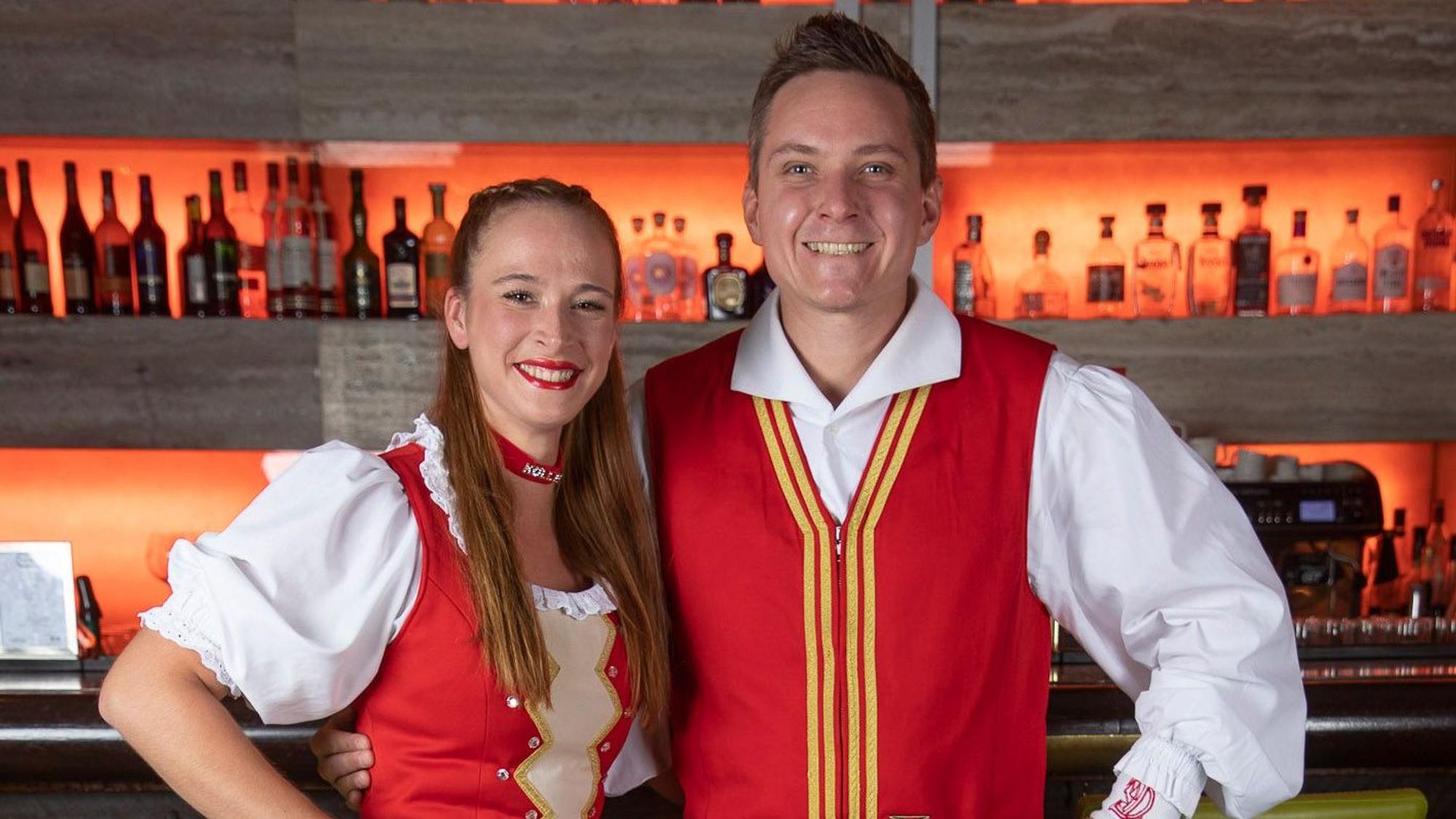Simone Franzen und Tim Tonat vom Tanzcorps Colonia Rut Wiess.