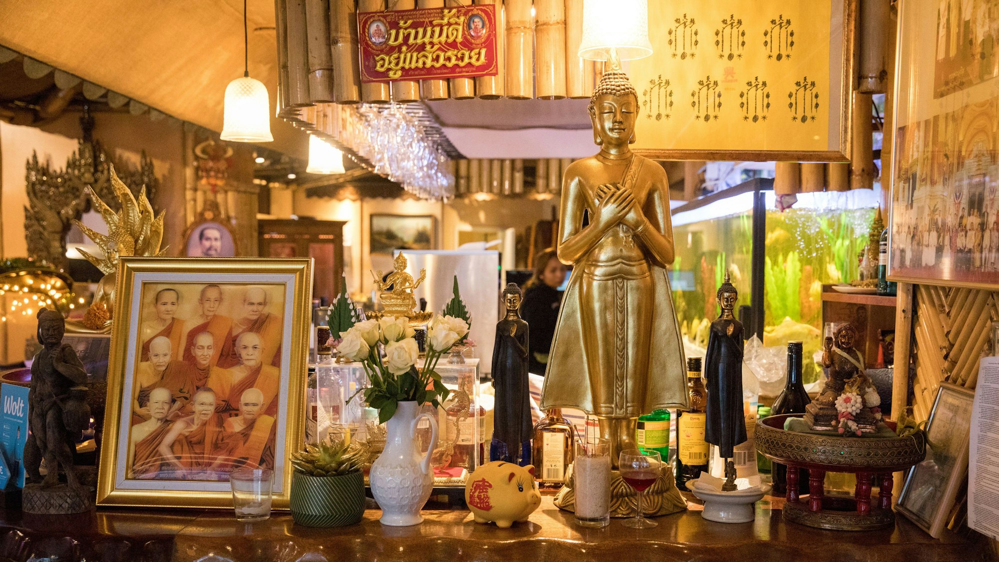Innenansicht des Restaurants Buriram Thai