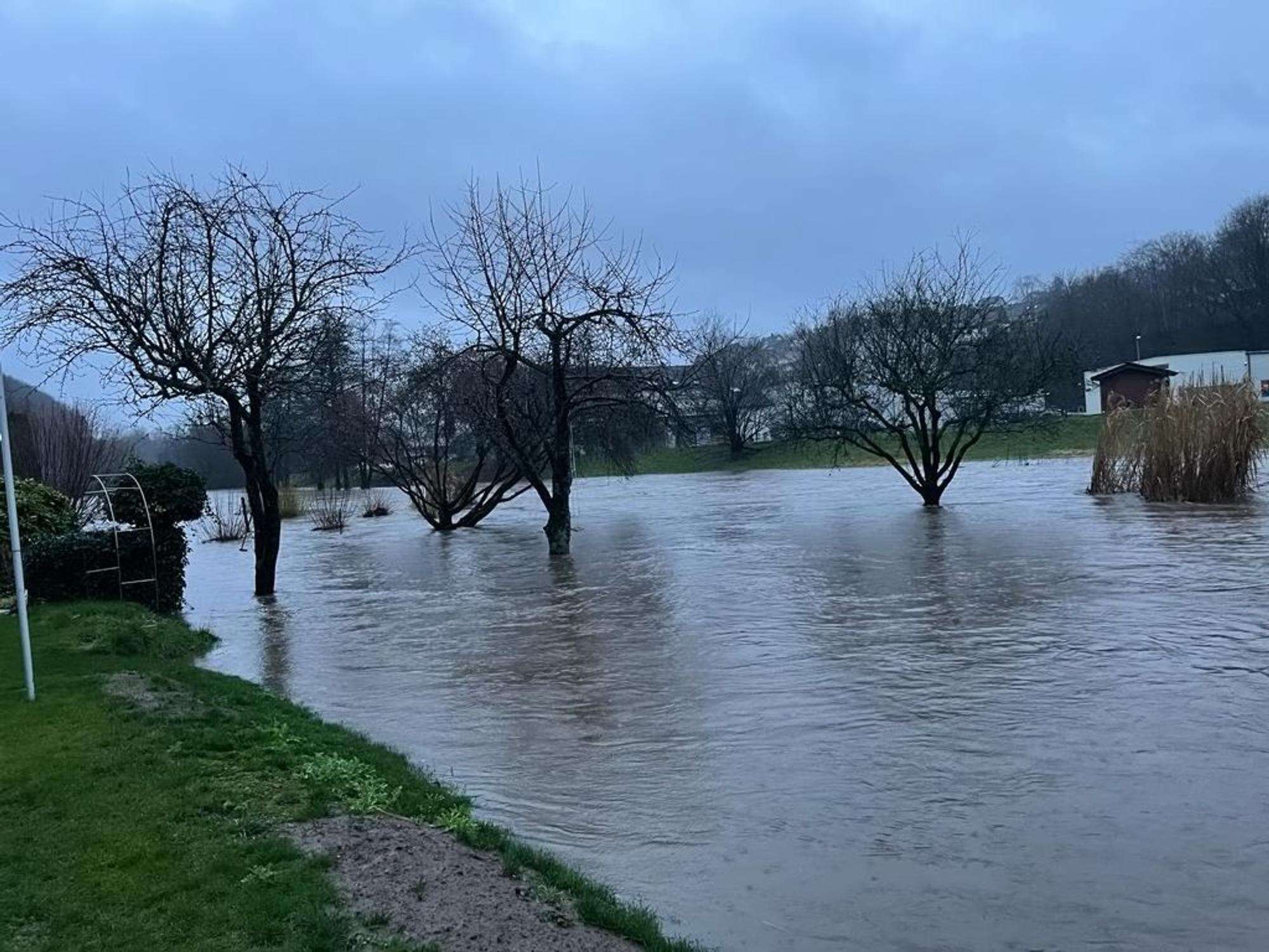 Hochwasser der Agger