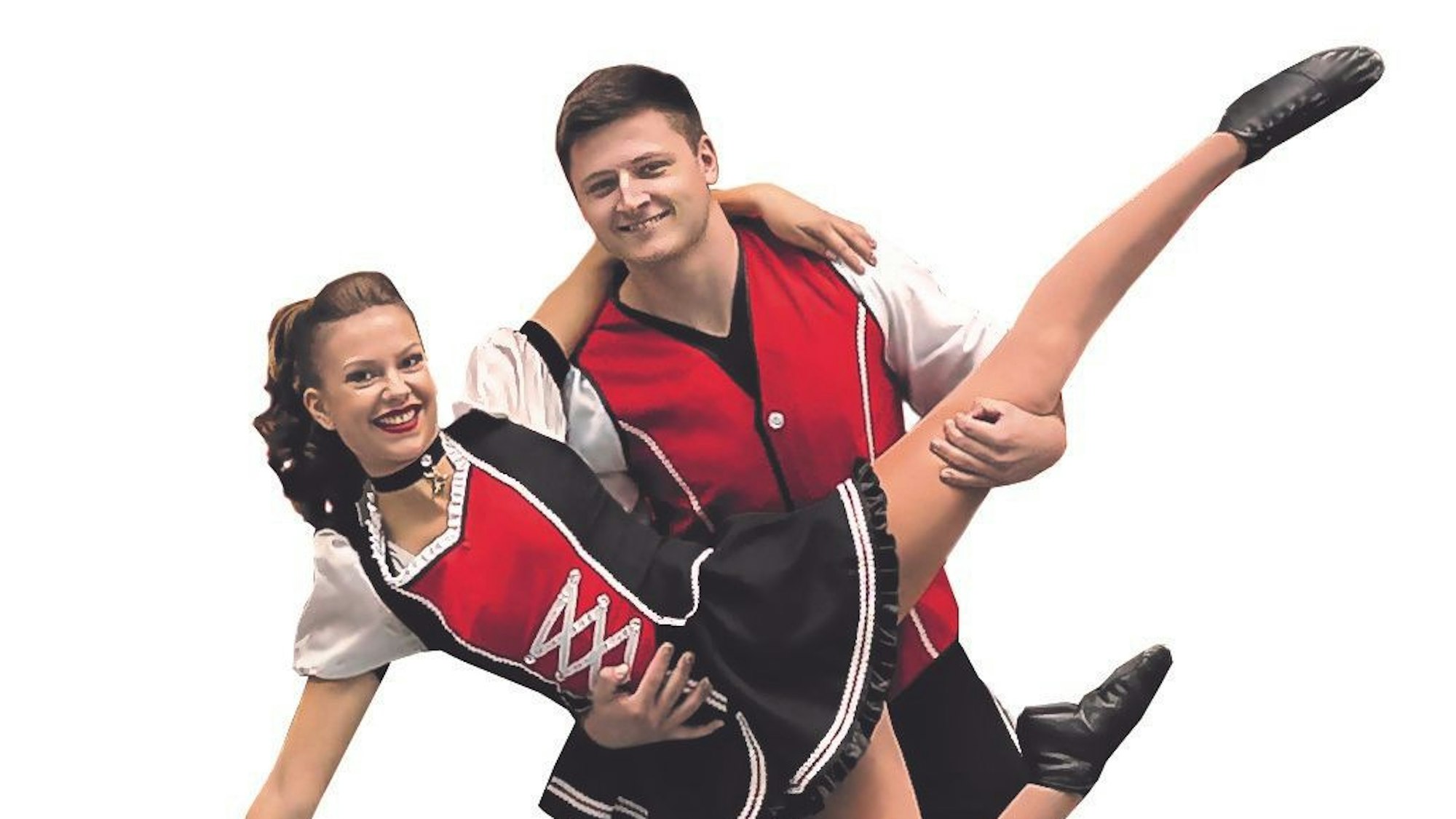 Das Tanzpaar der Fidelen Sandhasen