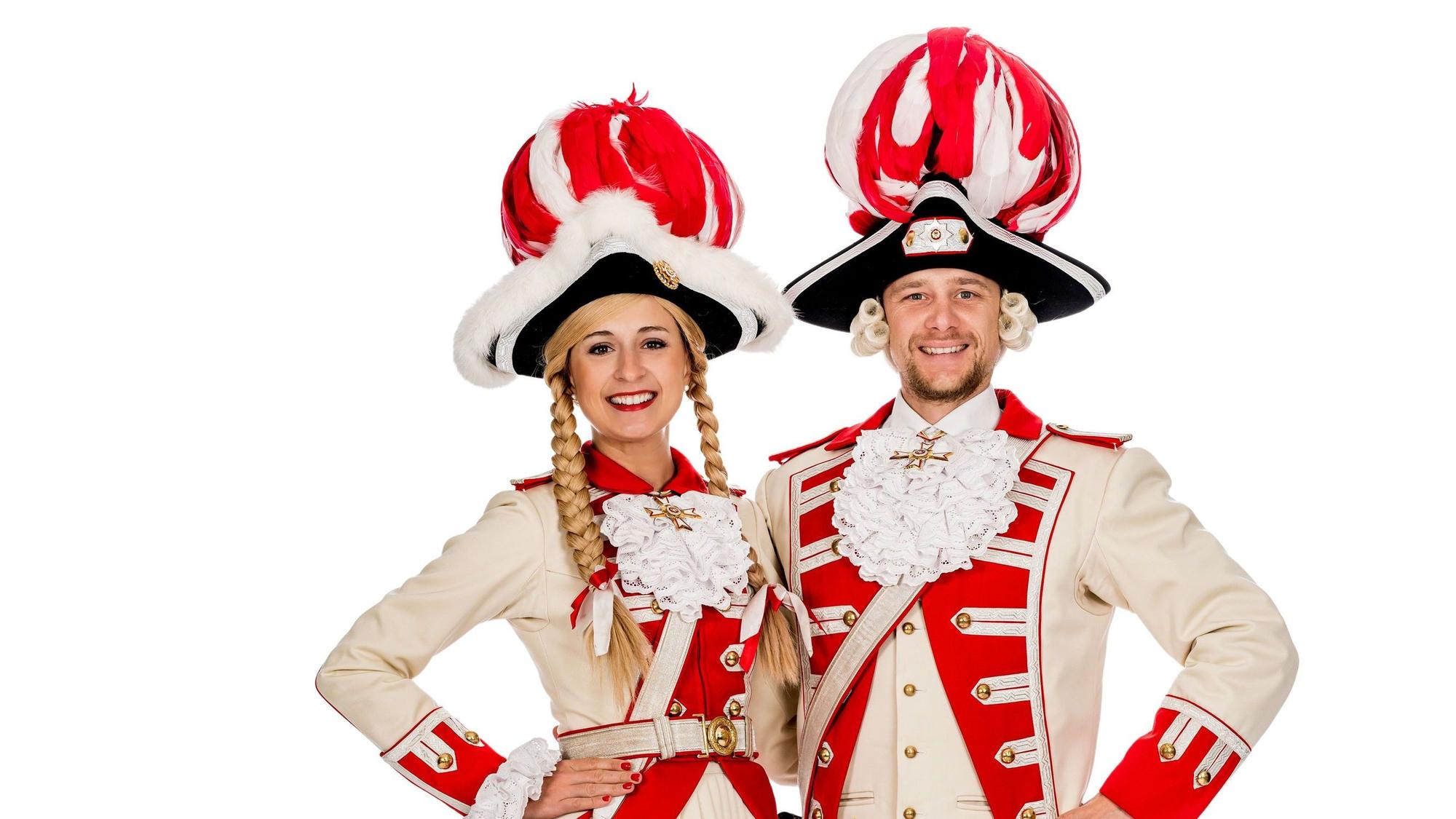 Das Tanzpaar der Prinzen-Garde
