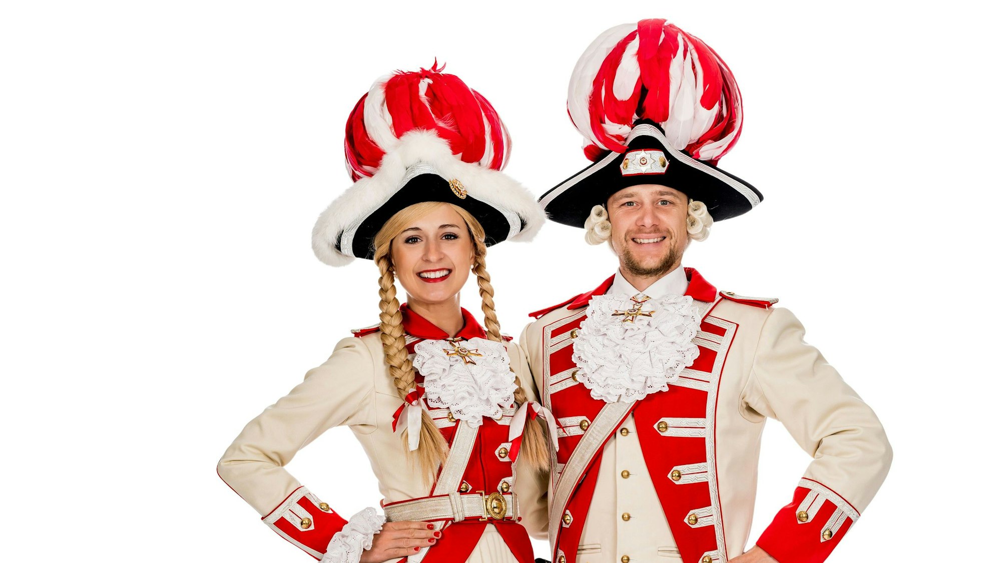 Das Tanzpaar der Prinzen-Garde