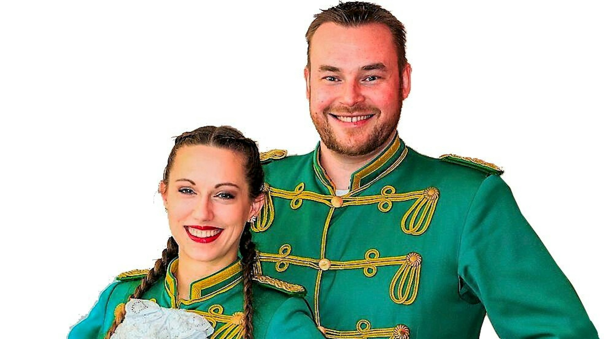 Das Tanzpaar der Rezag Husaren