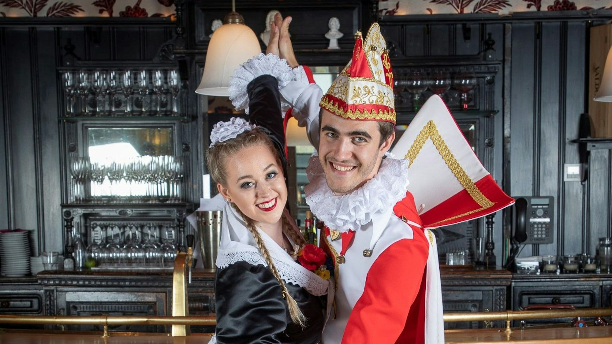 Das Tanzpaar der Lyskircher Hellige Knäächte un Mägde