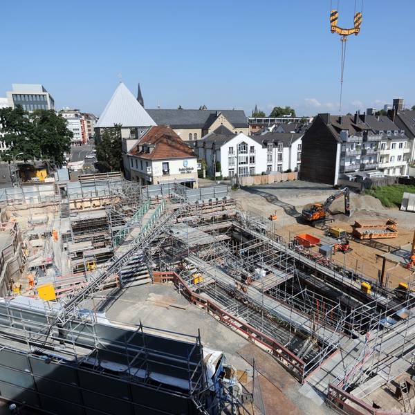 Die Baustelle am Waidmarkt