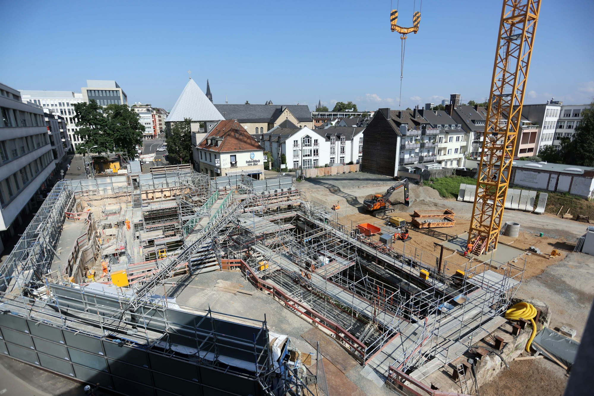 Die Baustelle am Waidmarkt