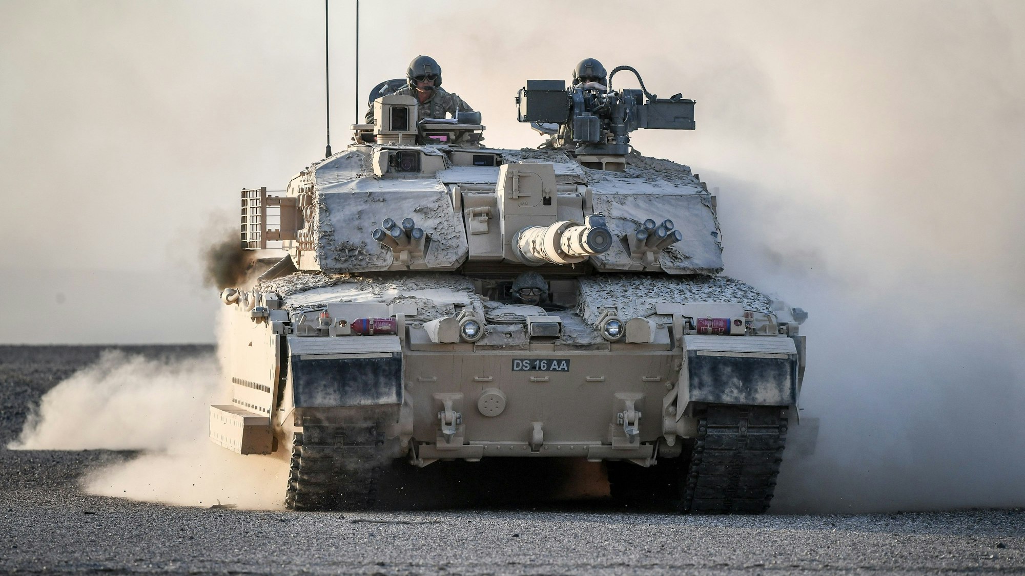 Ein britischer Challenger II Main Battle Tank