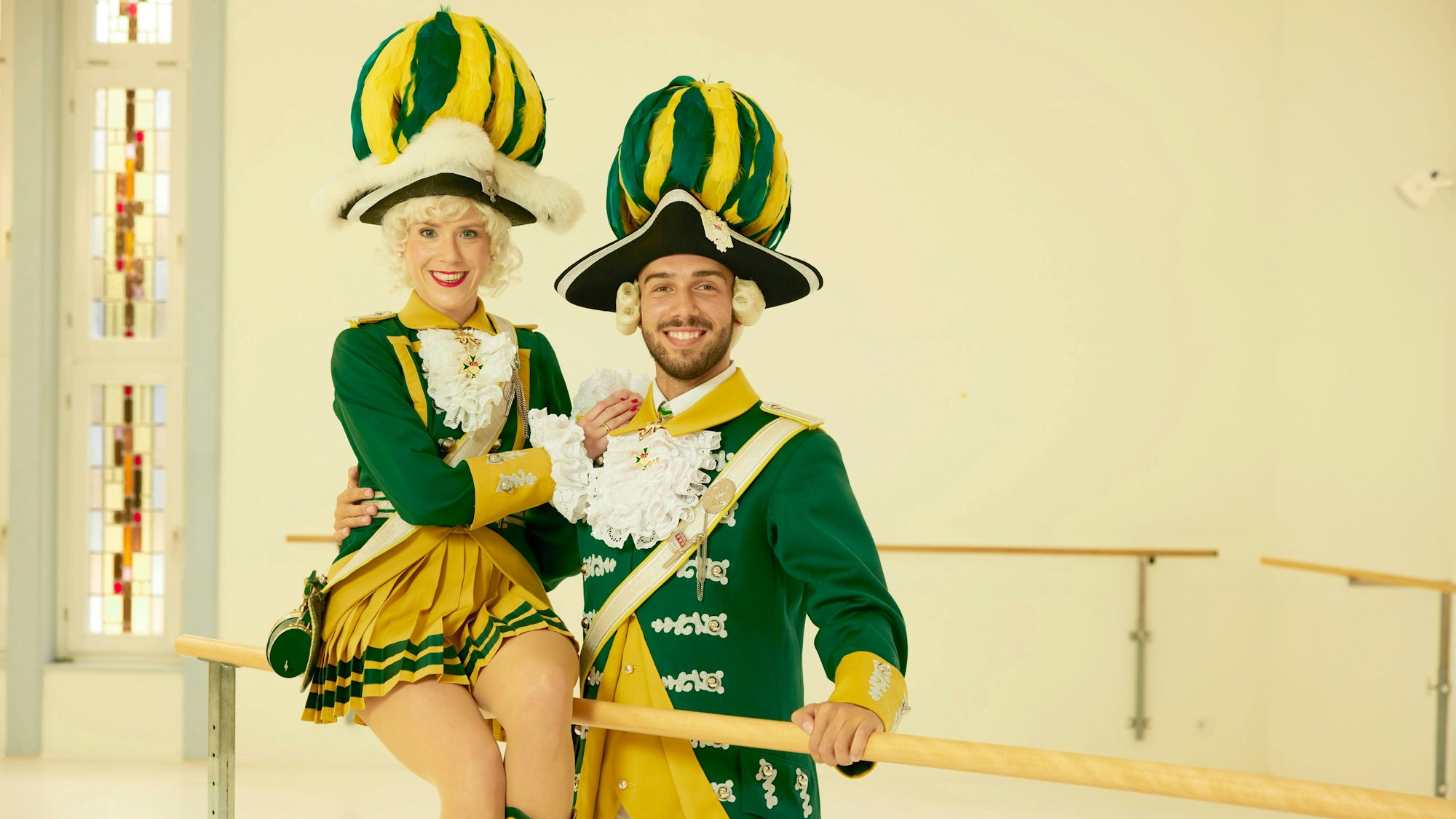 Das Tanzpaar der Ehrengarde