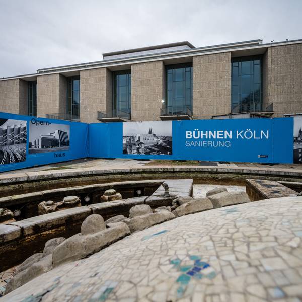 Die Baustelle der Bühnen in Köln.