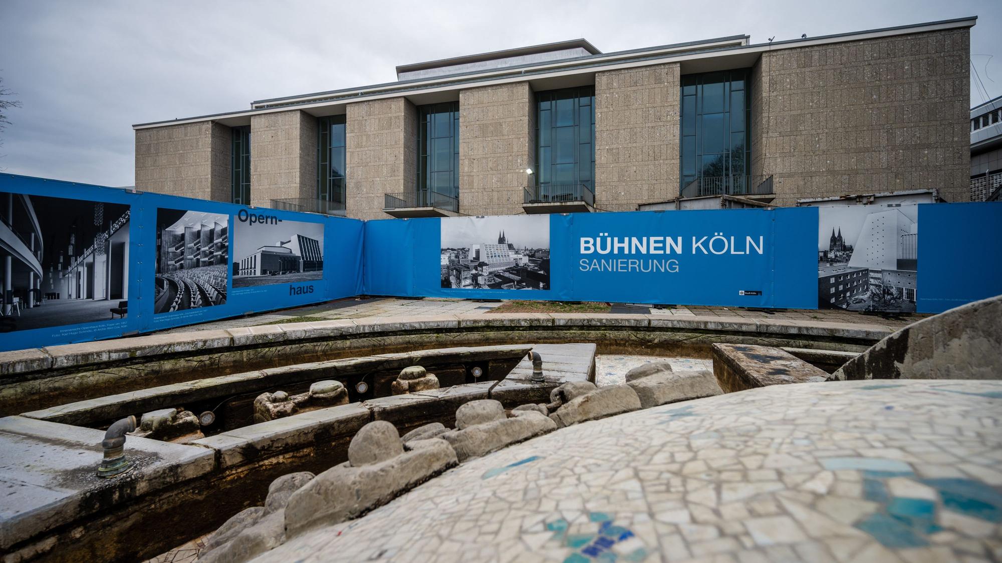 Die Baustelle der Bühnen in Köln.