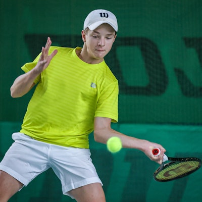 Christopher Thies Tennisverband Mittelrhein e.V., Deutsche Jugend-Hallenmeisterschaften 2022, Essen, Tennis-Verband Niederrhein e.V., 24.11.2022, *** Christopher Thies Tennisverband Mittelrhein e V , German Youth Indoor Championships 2022, Essen, Tennis Verband Niederrhein e V , 24 11 2022, Copyright: xClaudioxGärtnerx