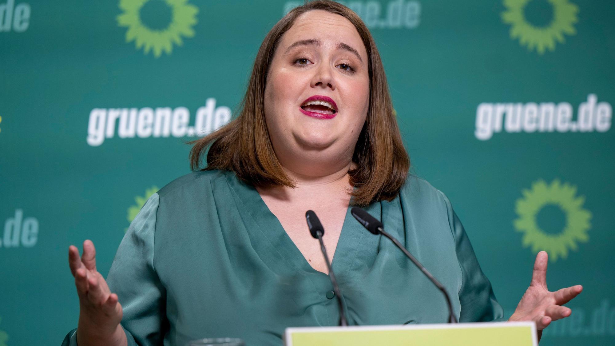 Ricarda Lang, Bundesvorsitzende von Bündnis 90/Die Grünen (Archivbild)dpa