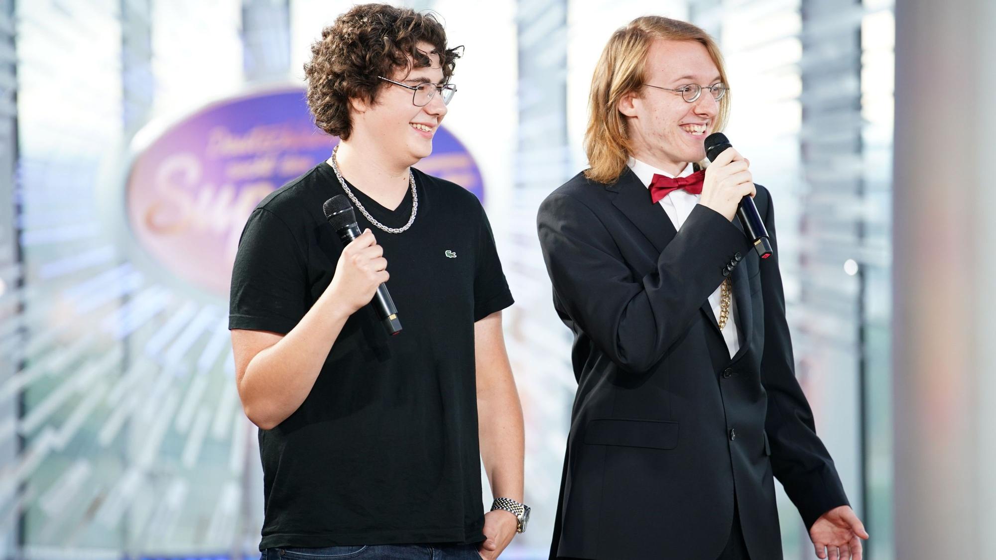 Raphael Chassé und Linus König aus Bergheim-Fliesteden gaben bei DSDS eine Rapper-Persiflage zum Besten.