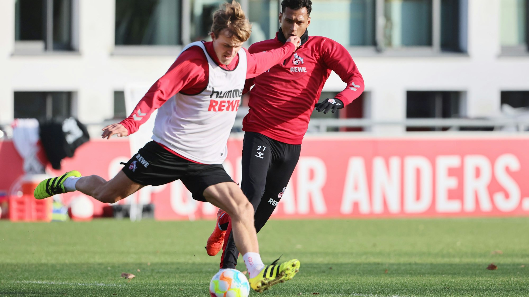 1. FC Köln, Training, Timo Hübers (1. FC Köln). 17.01.2023, Bild: Herbert Bucco