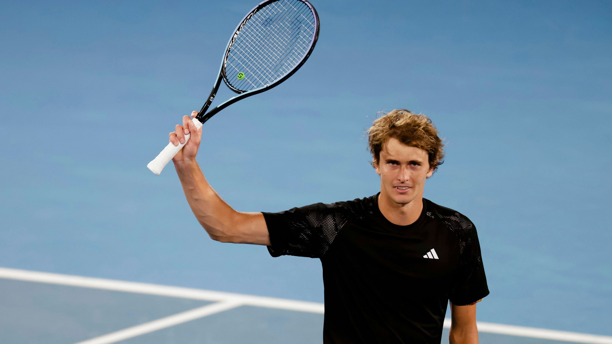 Alexander Zverev steht in der zweiten Runde der Australian Open.