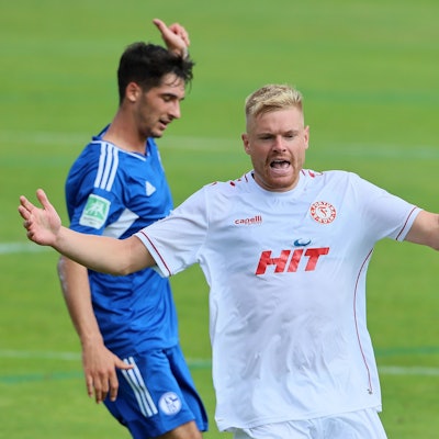 SC Fortuna Köln vs. Schalke 04 II, 4.Liga,     
Lars Lokotsch (Fortuna), 20.08.2022, Bild: Herbert Bucco