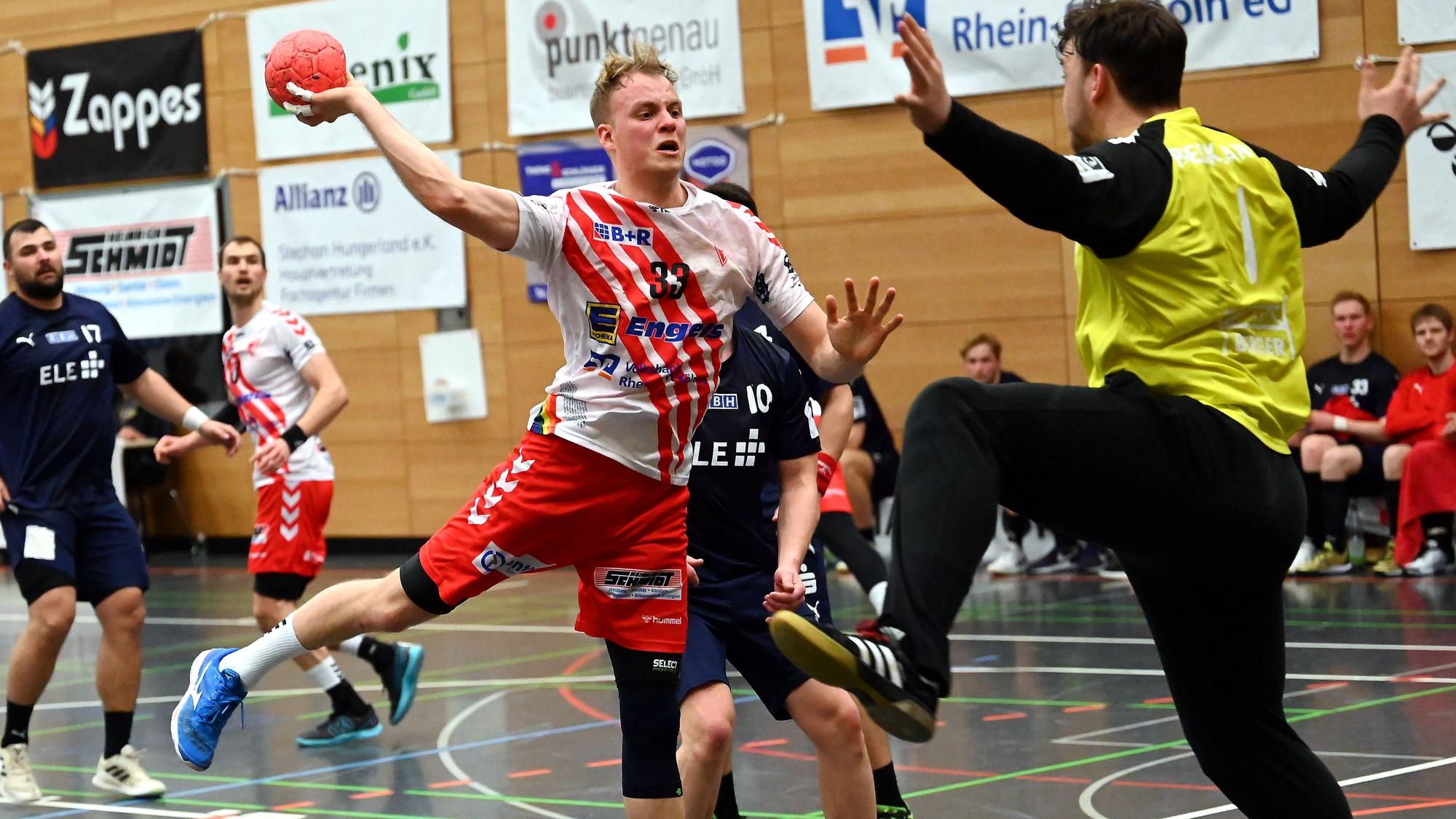 14.01.2023, Handball-Longericher SC köln-Gladbeck
links: Malte Nolting (Longerich)
Foto: Uli Herhaus