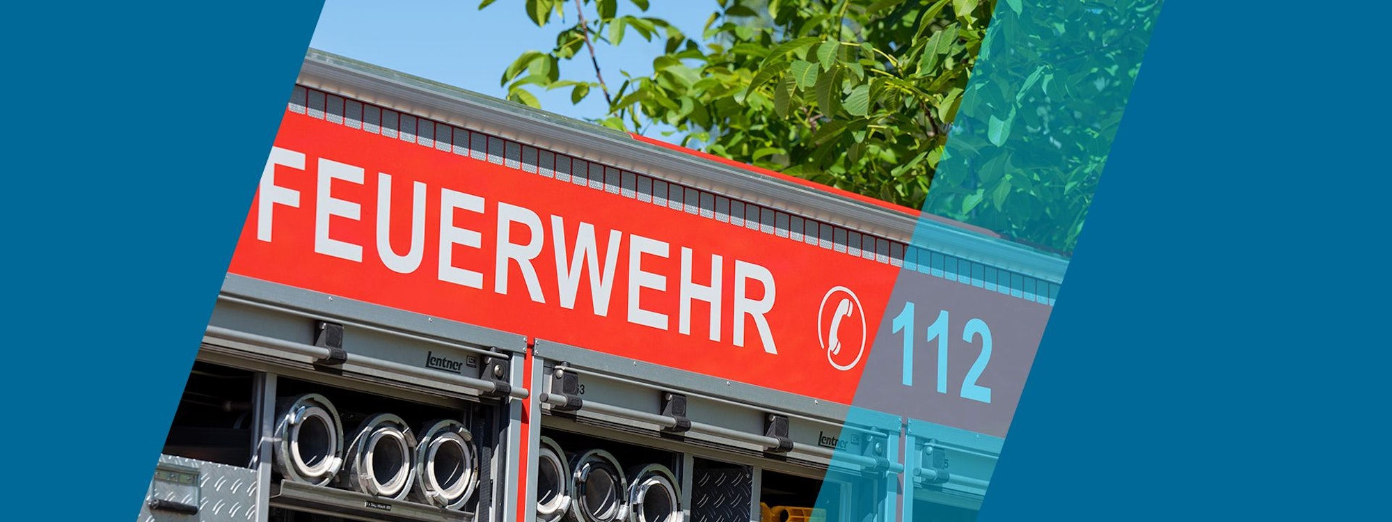Aufschrift „Feuerwehr“