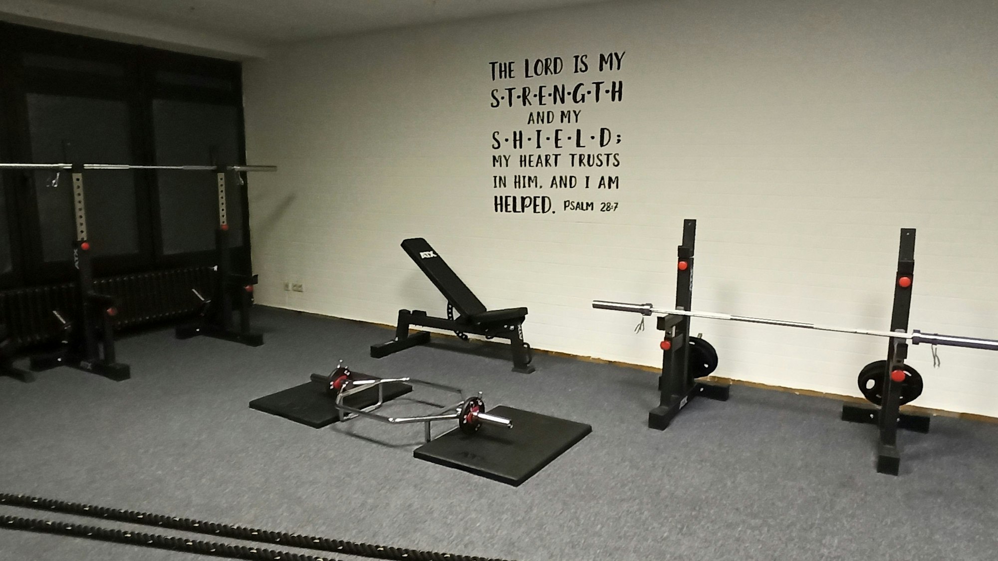 17. Januar 2023 Alfter-Oedekoven: Im Evangelischen Gemeindezentrum gibt es seit Jahresbeginn ein Fitnessstudio. Foto: Frank Engel-Strebel