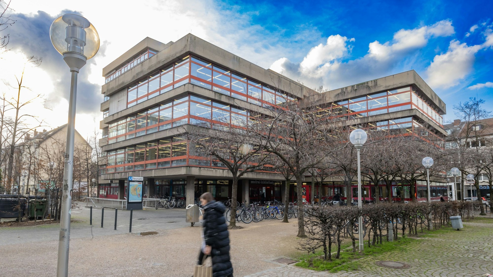 Die Zentralbibiliothek in Köln.