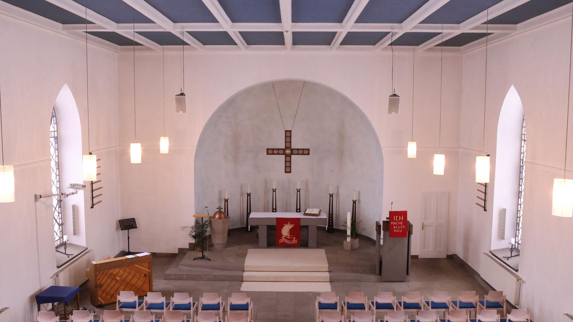 130 Jahre Kirche Heidberg, Innenraum