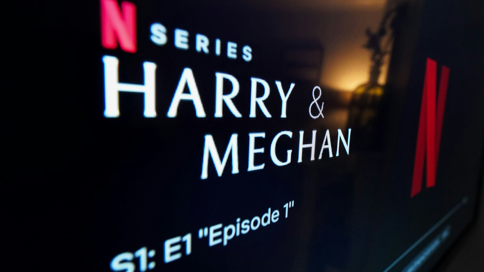 Screenshot der umstrittenen Dokumentation des Herzogs und der Herzogin von Sussex auf Netflix.