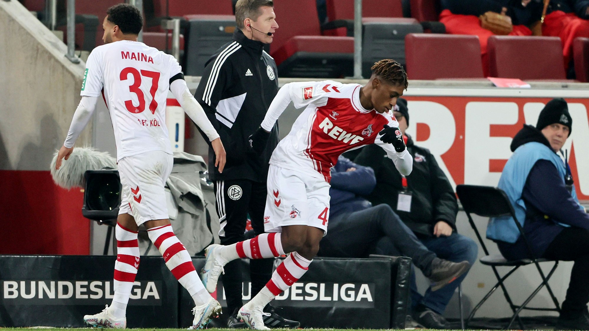 1.FC Köln vs. Werder Bremen, 16. Spieltag, 21.01.2023, 18.30 Uhr, Einwechslung Justin Diehl (1. FC Köln), Bild: Herbert Bucco