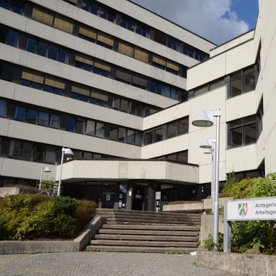 Das Amtsgericht Siegburg von außen